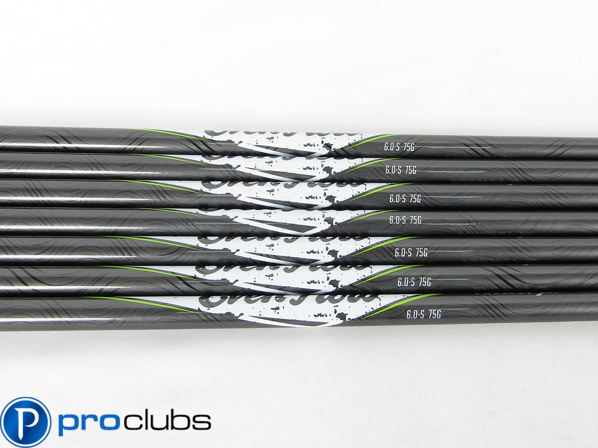 7pc NEW PROJECT X EVENFLOW 75G 6.0 STIFF FLEX IRON SHAFTS